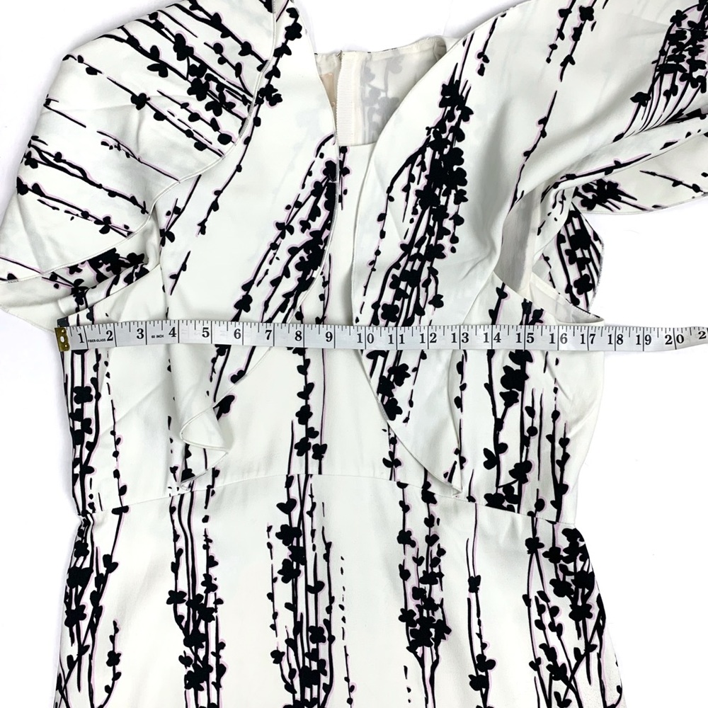 Giambattista Valli Flutter Sleeve Floral Dress - Picture 3 of 7